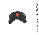 hat template looks from the... | Shutterstock .eps vector #1462740386