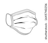 safety breathing masks corona... | Shutterstock .eps vector #1645740256