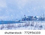 Urk Lighthouse During Snow...