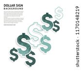 dollar signs design. american... | Shutterstock .eps vector #1170148219