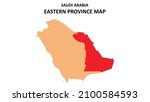 eastern province map... | Shutterstock .eps vector #2100584593