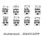 mama bear  papa bear  baby bear.... | Shutterstock .eps vector #2064513299