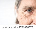 Elderly Woman Old Eye And...