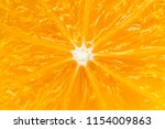 The Inside Of An Orange Close Up