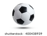 soccer ball isolated on white background.