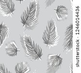 monotone white and grey... | Shutterstock .eps vector #1246014436