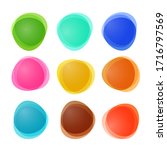 empty abstract vector colorful... | Shutterstock .eps vector #1716797569