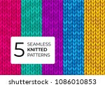 A Set Of Seamless Knitted...