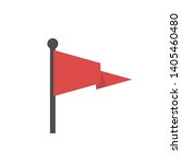 red flag icon. location marker... | Shutterstock .eps vector #1405460480