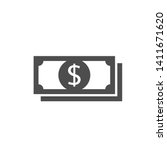 dollar icon. money sign... | Shutterstock .eps vector #1411671620