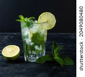 refreshing summer mojito... | Shutterstock . vector #2049080480