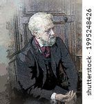 Small photo of Portrait of Alexandre Gustave Eiffel -(15 December 1832 – 27 December 1923) - built the Eiffel Tower in Paris