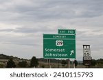 Small photo of Exit 110 from Pennsylvania Turnpike I-76 I-70 for US-219 toward Somerset and Johnstown