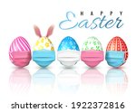 happy easter. easter egg in... | Shutterstock .eps vector #1922372816