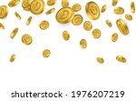 dogecoin gold coins explosion... | Shutterstock .eps vector #1976207219