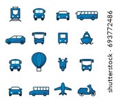 transportation logo or icon set ... | Shutterstock .eps vector #693772486