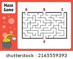 Rectangle Maze. Game For Kids....