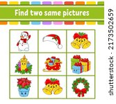 find two same pictures. task... | Shutterstock .eps vector #2173502659