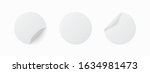 realistic template of white... | Shutterstock .eps vector #1634981473