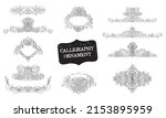 calligraphic frame. royal... | Shutterstock .eps vector #2153895959