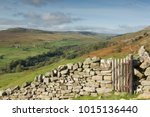 Gate In A Dry Stone Wall In...
