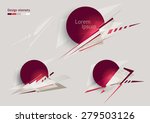 design elements with abstract... | Shutterstock .eps vector #279503126