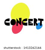 concert stamp on white... | Shutterstock . vector #1413262166