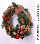 Christmas wreath of pine...