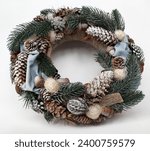 Christmas wreath of pine...