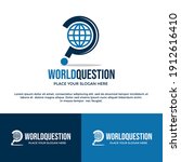 world question vector logo... | Shutterstock .eps vector #1912616410