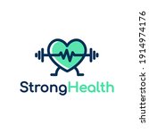 strong health vector logo... | Shutterstock .eps vector #1914974176