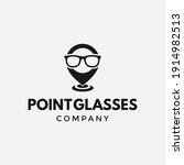 point glasses vector logo... | Shutterstock .eps vector #1914982513