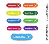 set of read more button with... | Shutterstock .eps vector #1062960383