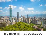 Panoramic View Of Taipei City...