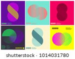 simplicity geometric design set ... | Shutterstock .eps vector #1014031780
