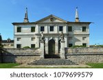Small photo of Villa Repeta, built on a pre-existing palladian villa, year 1672, at Campiglia dei Berici, Vicenza in Italy - apr 27 2018