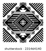 navajo   aztec big pattern... | Shutterstock .eps vector #231464140