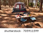 Camping Tent With Desk And...