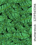 tropical seamless pattern with... | Shutterstock .eps vector #1259565346
