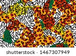animal skin print leopard ... | Shutterstock .eps vector #1467307949