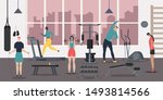 sport club people composition... | Shutterstock .eps vector #1493814566