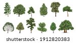 Realistic Tree Set With...