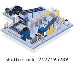 tire production isometric... | Shutterstock .eps vector #2127195239