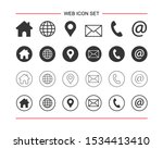 web icon set. for computer and... | Shutterstock .eps vector #1534413410