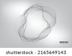 abstract flow line digital... | Shutterstock .eps vector #2165649143
