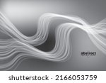 abstract flow line digital... | Shutterstock .eps vector #2166053759