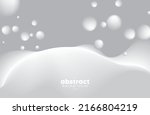 abstract gray bubble digital... | Shutterstock .eps vector #2166804219