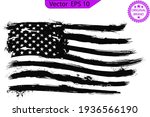 usa flag. distressed american... | Shutterstock .eps vector #1936566190