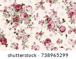 Rose Bouquet Flower Pattern