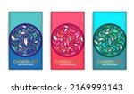 colorful set of chocolate bar... | Shutterstock .eps vector #2169993143